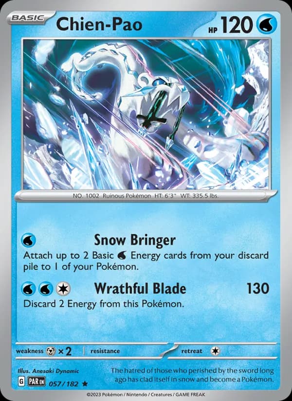 Chien-Pao card in English
