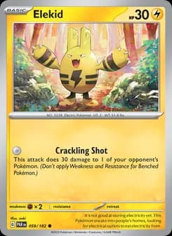 Elekid card in English