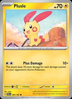 Plusle card in English