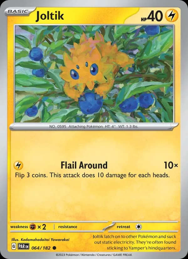 Joltik card in English