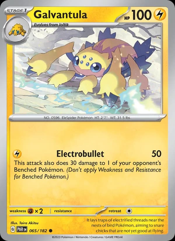 Galvantula card in English