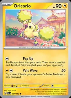 Oricorio card in English