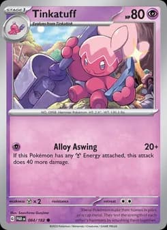 Tinkatuff card in English
