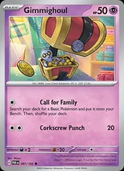 Gimmighoul card in English