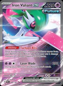 Iron Valiant ex card in English