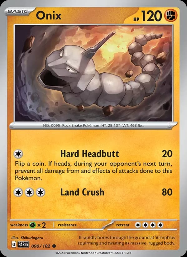 Onix card in English