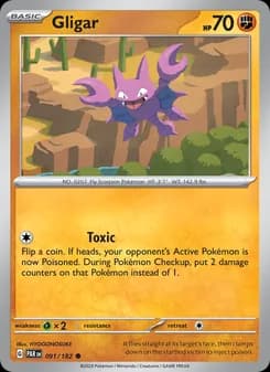 Gligar card in English