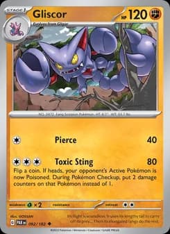 Gliscor card in English