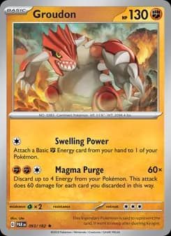 Groudon card in English