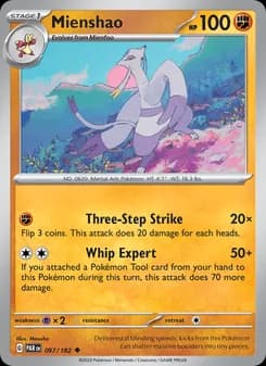 Mienshao card in English