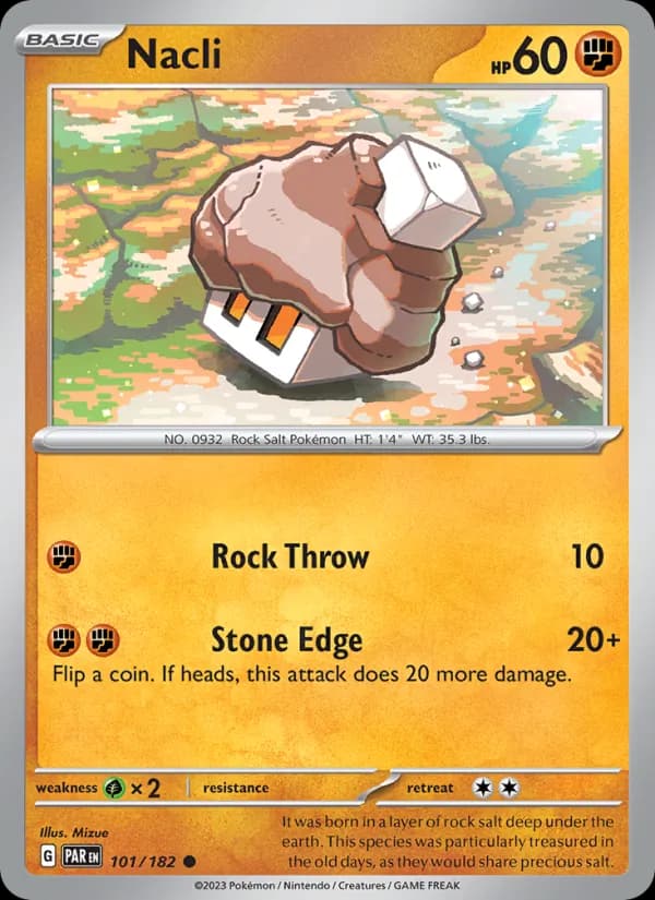 Nacli card in English
