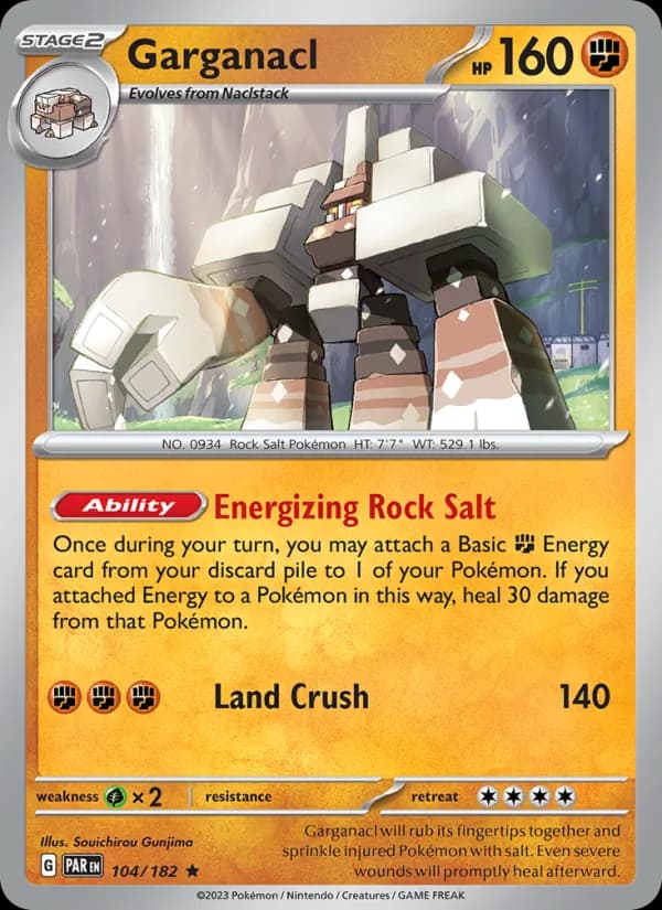 Garganacl card in English