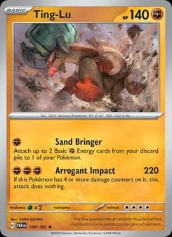 Ting-Lu card in English