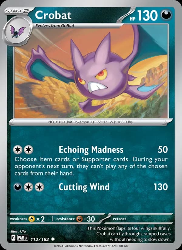 Crobat card in English