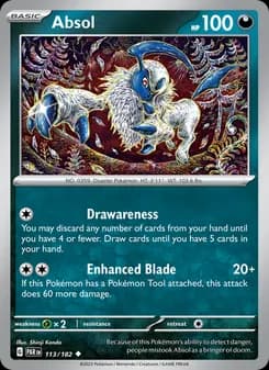 Absol card in English