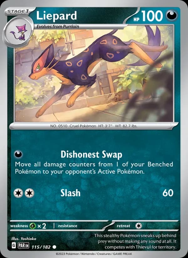 Liepard card in English