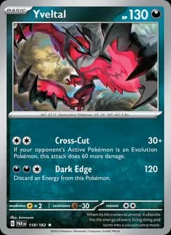 Yveltal card in English