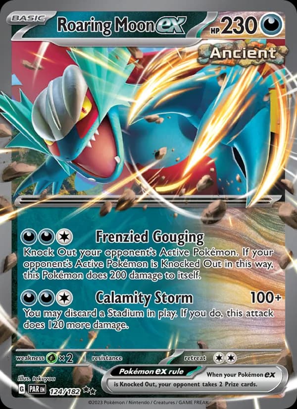 Roaring Moon ex card in English