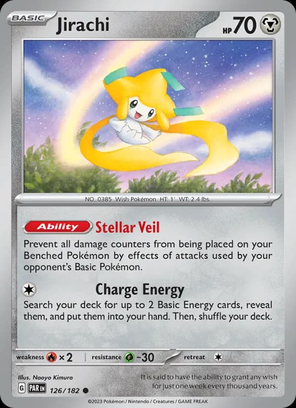 Jirachi card in English
