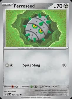 Ferroseed card in English