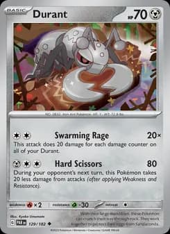 Durant card in English