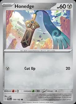 Honedge card in English