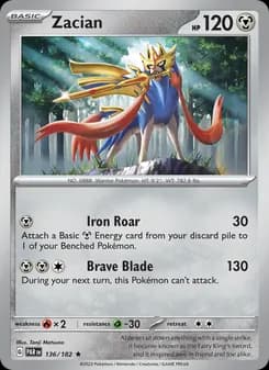 Zacian card in English