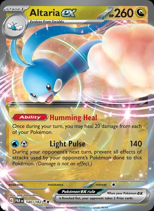 Altaria ex card in English