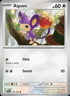 Aipom card in English