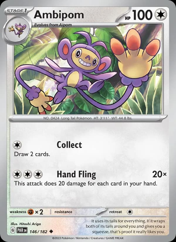Ambipom card in English