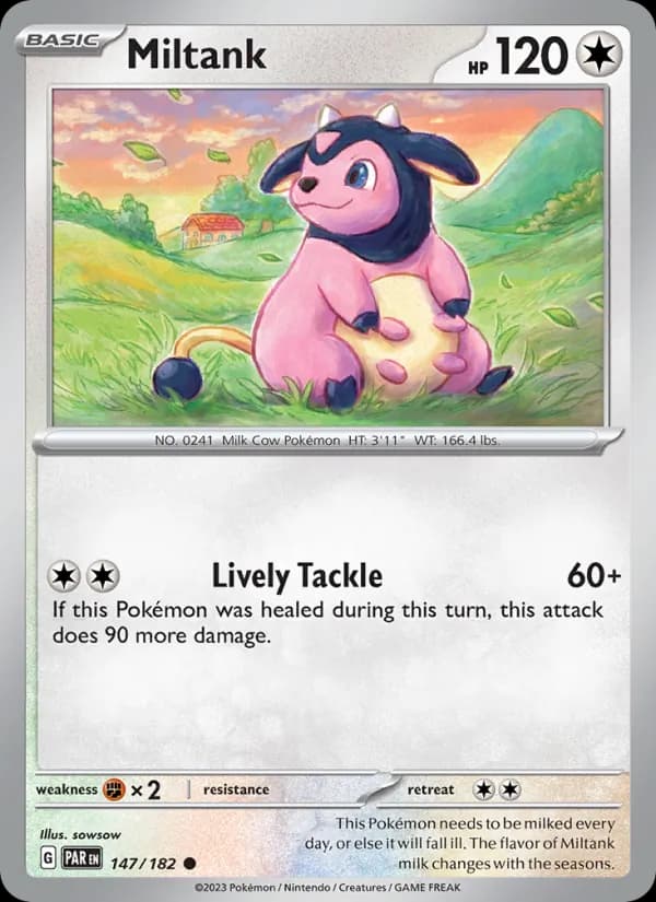 Miltank card in English