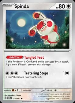 Spinda card in English