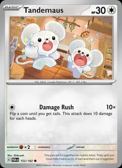 Tandemaus card in English