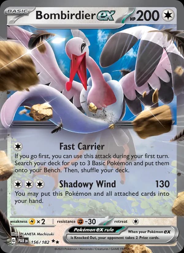 Bombirdier ex card in English