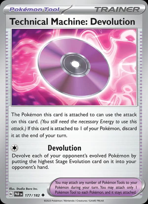 Technical Machine: Devolution card in English