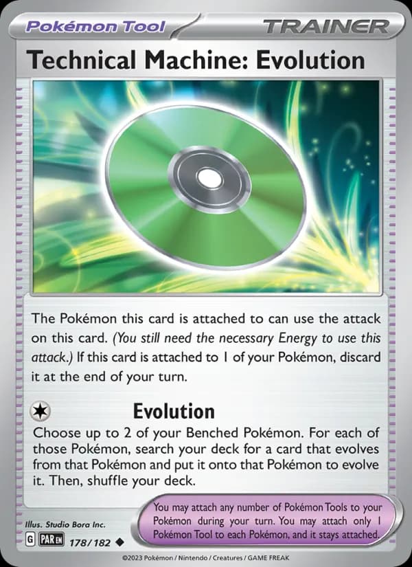 Technical Machine: Evolution card in English