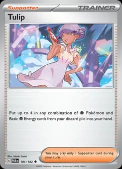 Tulip card in English
