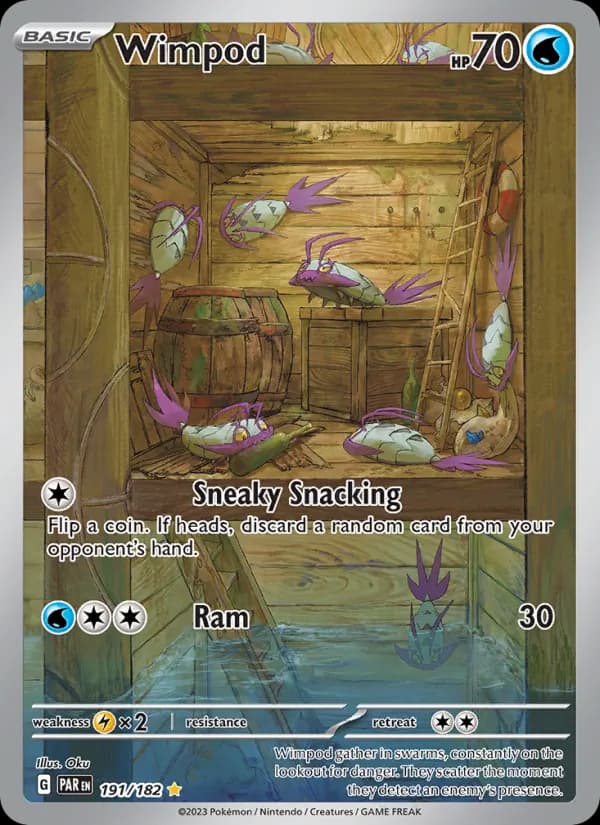 Wimpod card in English