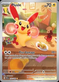 Plusle card in English