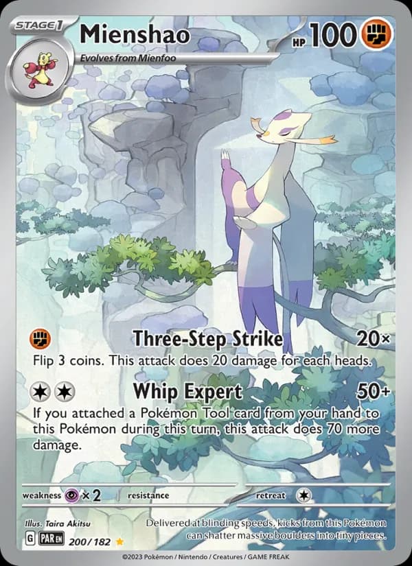 Mienshao card in English