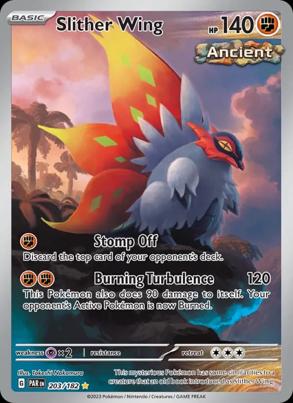 Slither Wing card in English