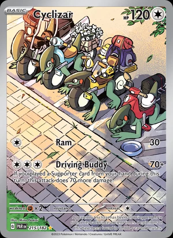 Cyclizar card in English