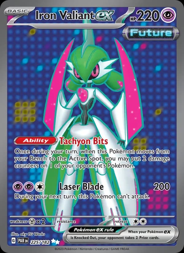Iron Valiant ex card in English