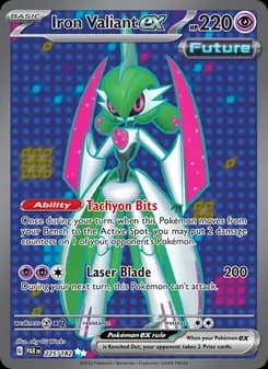 Iron Valiant ex card in English
