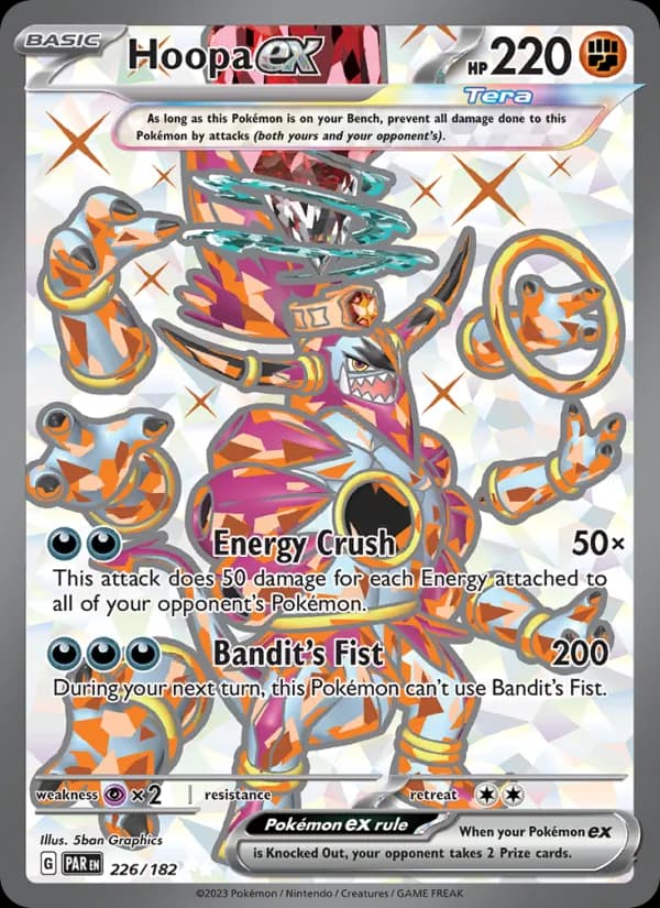 Hoopa ex card in English