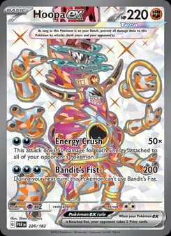 Hoopa ex card in English