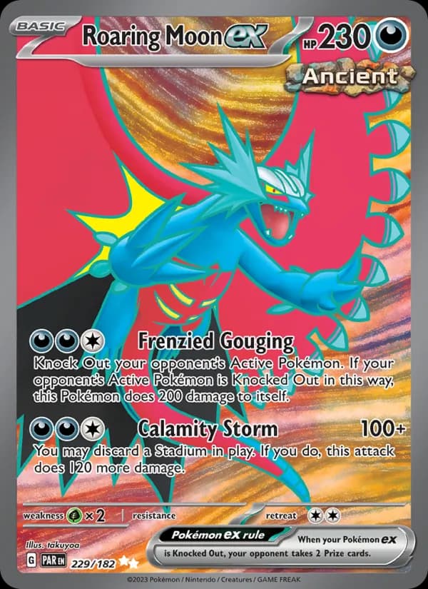 Roaring Moon ex card in English