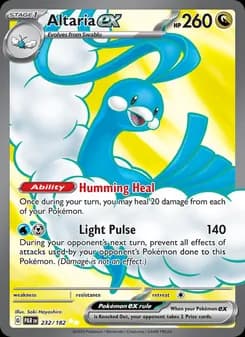 Altaria ex card in English