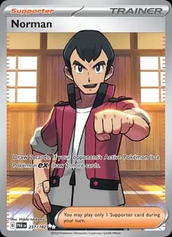 Norman card in English