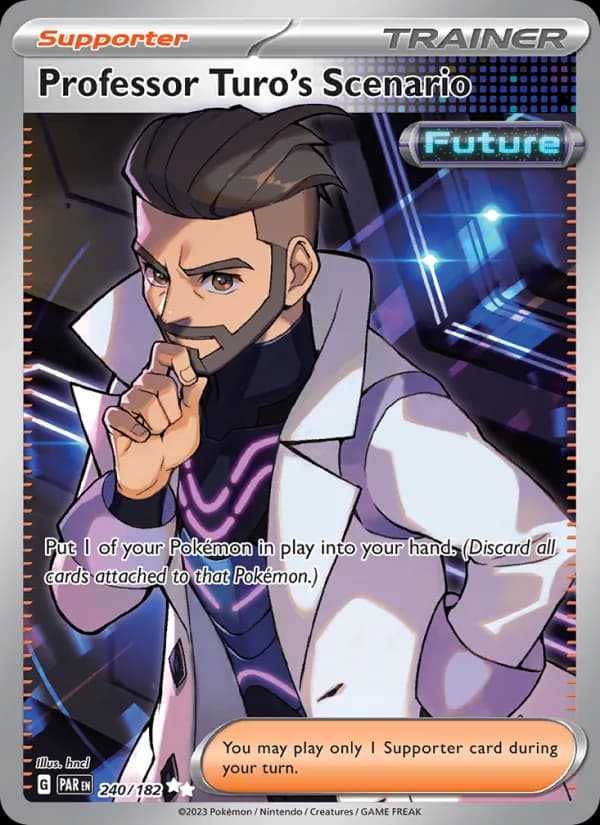 Professor Turo's Scenario card in English